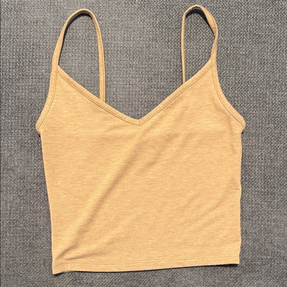 Forever 21 Camel Spaghetti Strap Camisole